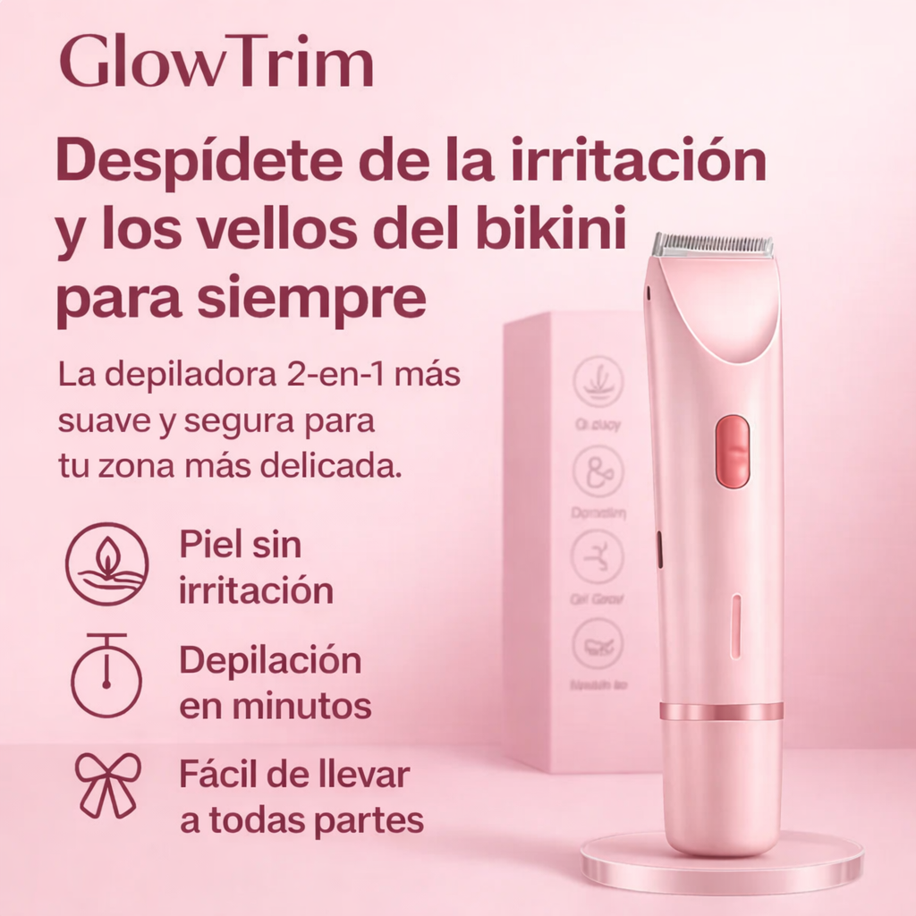 GlowTrim – Recortador de bikini y cuerpo 2 en 1
