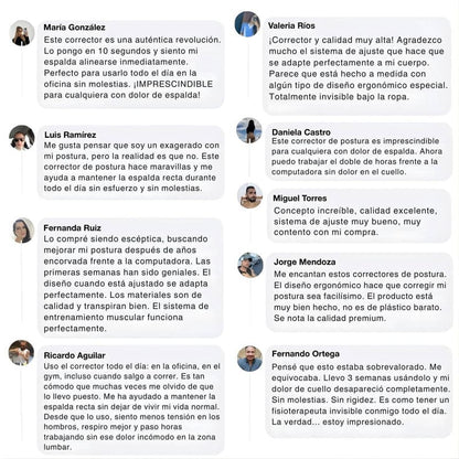 PosturaPro™ | Corrige la postura y alivia el dolor de espalda.